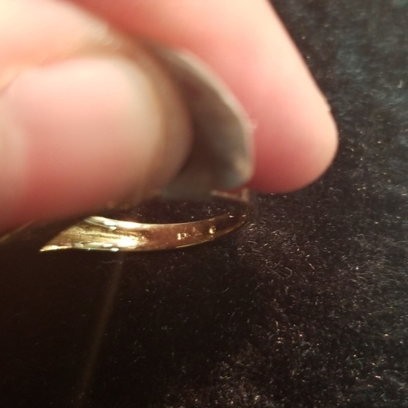 10k yellow gold Opal ring - Picture 4 of 4